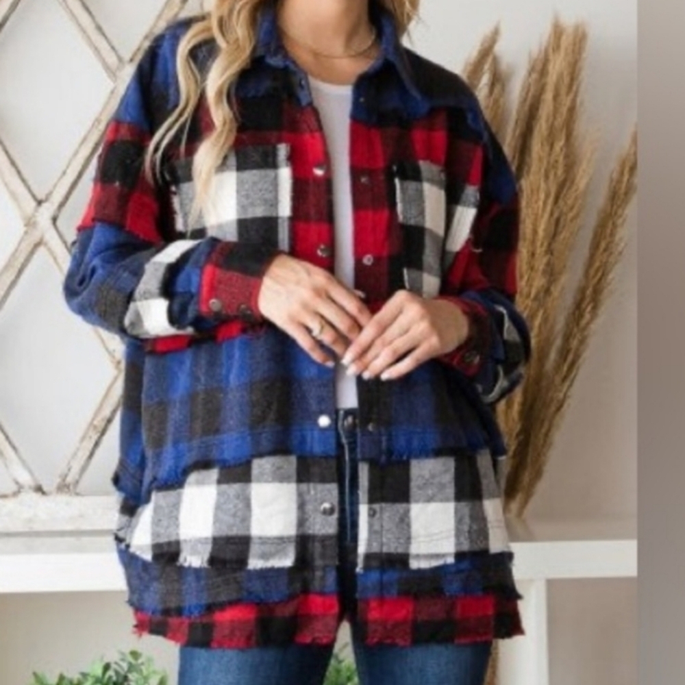 Oli & Hali Multicolor Plaid Button-Down Shirt